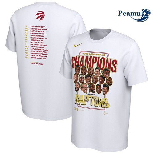 Peamu - Maillot foot Toronto Raptors - 2019 NBA Champions p3914