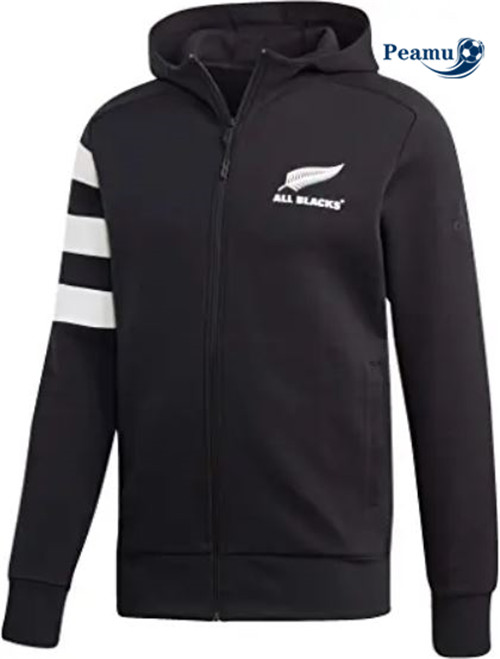 Peamu - Maillot foot Veste Survetement à Capuche All Blacks 2022-2023 p3919