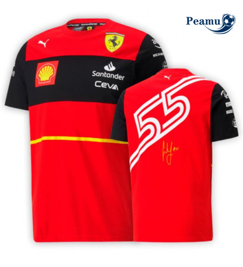 Peamu - Maillot foot Scuderia Ferrari 2022-2023 - Carlos Sainz p3933