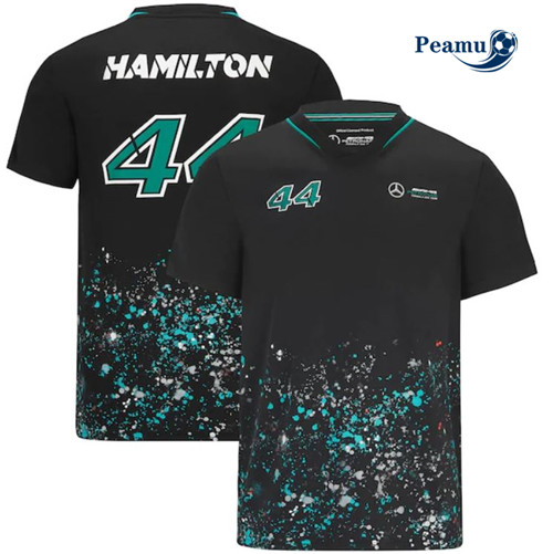 Peamu - Maillot foot Mercedes AMG Petronas F1 2022-2023 - Lewis Hamilton p3941