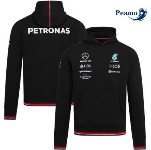 Peamu - Maillot foot Survetement à Capuche Mercedes AMG Petronas F1 2022-2023 p3945