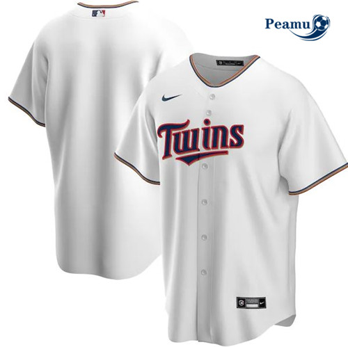 Peamu - Maillot foot Minnesota Twins - Blanc p3243