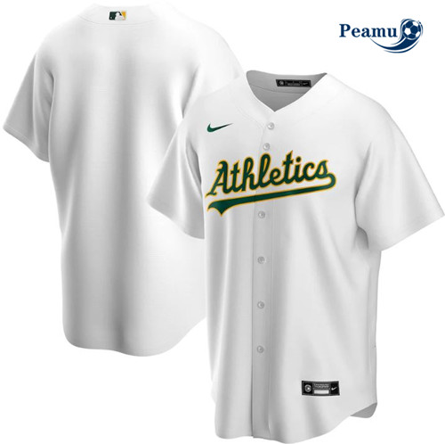 Peamu - Maillot foot Oakland Athletics - Blanc p3245