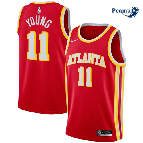 Peamu - Maillot foot Trae Young, Atlanta Hawks 2020/21 - Icon p3276