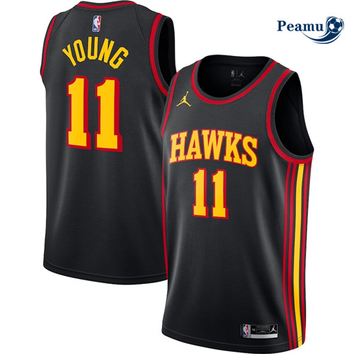 Peamu - Maillot foot Trae Young, Atlanta Hawks 2020/21 - Statement p3277