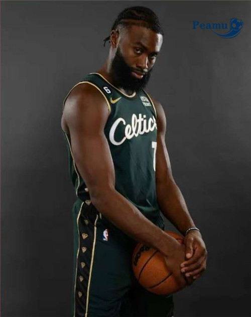 Peamu - Maillot foot Jaylen Brown, Boston Celtics 2022-2023/23 - Édition Ville p3278