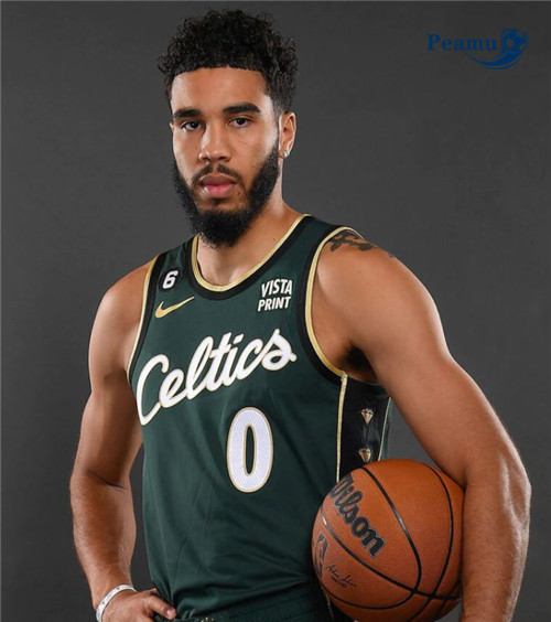 Peamu - Maillot foot Jayson Tatum, Boston Celtics 2022-2023/23 - Édition Ville p3279