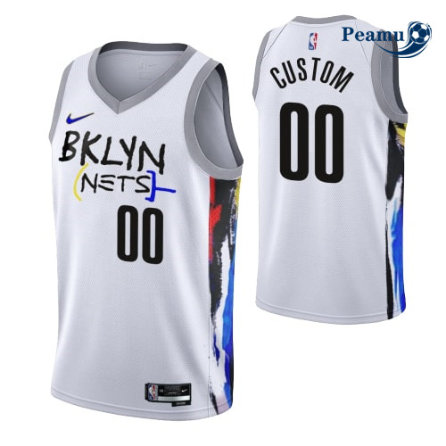 Peamu - Maillot foot Custom, Brooklyn Nets 2022-2023/23 - City p3296