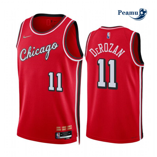 Peamu - Maillot foot DeMar DeRozan, Chicago Bulls 2021/22 - City Edition p3342