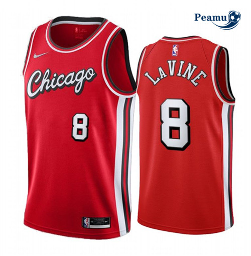 Peamu - Maillot foot Zach LaVine, Chicago Bulls 2021/22 - City Edition p3344