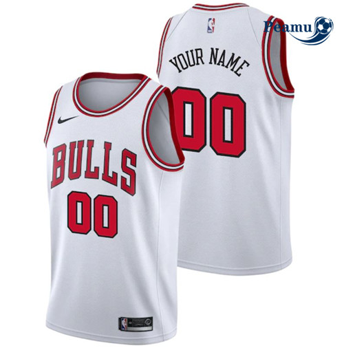 Peamu - Maillot foot Custom, Chicago Bulls - Association p3346