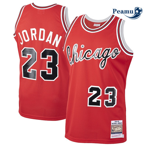 Peamu - Maillot foot Michael Jordan, Chicago Bulls Mitchell & Ness - 1984-85 p3348