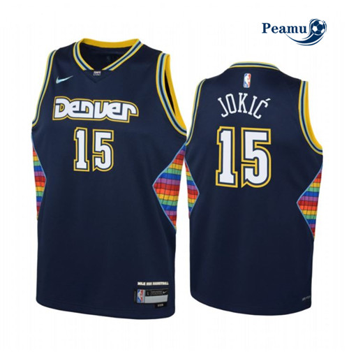Peamu - Maillot foot Nikola Jokic, Denver Nuggets 2021/22 - City Edition p3365