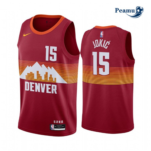 Peamu - Maillot foot Nikola Jokic, Denver Nuggets 2020/21 - City Edition p3369