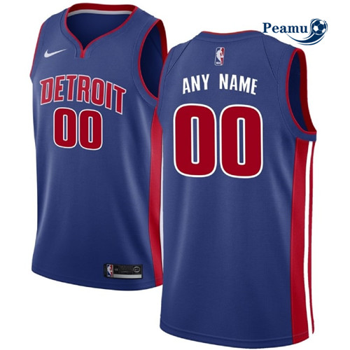 Peamu - Maillot foot Custom, Detroit Pistons - Icon p3380