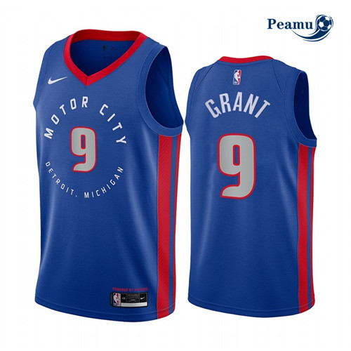 Peamu - Maillot foot Jerami Grant, Detroit Pistons 2020/21 - City Edition p3381