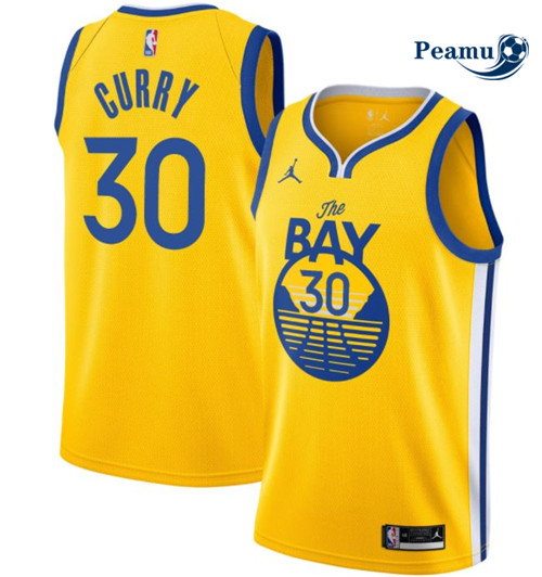 Peamu - Maillot foot Stephen Curry, Golden State Warriors 2020/21 - Statement p3406