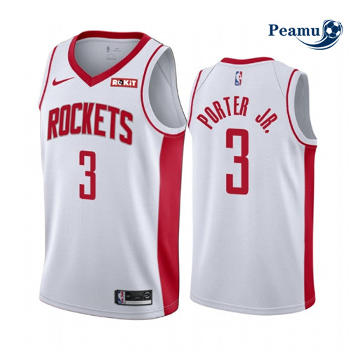 Peamu - Maillot foot Kevin Porter Jr., Houston Rockets 2020/21 - Association p3429