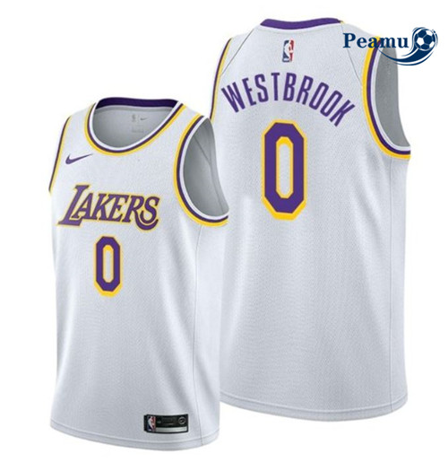 Peamu - Maillot foot Russell Westrbook, Los Angeles Lakers 2020/21 - Association p3462