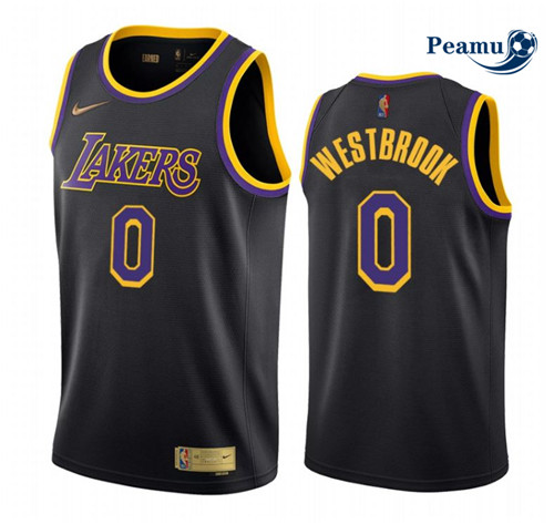 Peamu - Maillot foot Russell Westrbook, Los Angeles Lakers 2020/21 - Earned Edition p3464
