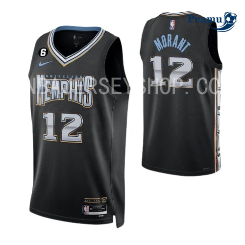 Peamu - Maillot foot Ja Morant, Memphis Grizzlies 2022-2023/23 - City p3491
