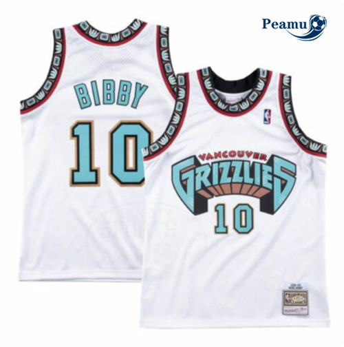 Peamu - Maillot foot Mike Bibby, Memphis Grizzlies - Blanc p3494