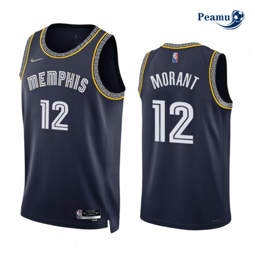 Peamu - Maillot foot Ja Morant, Memphis Grizzlies 2021/22 - City Edition p3496