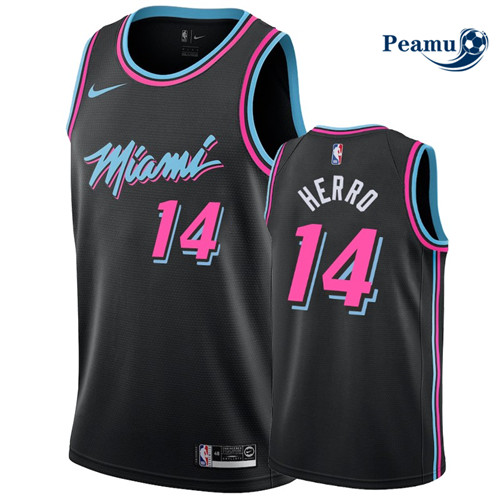 Peamu - Maillot foot Tyler Herro, Miami Heat 2018/19 - City Edition p3505