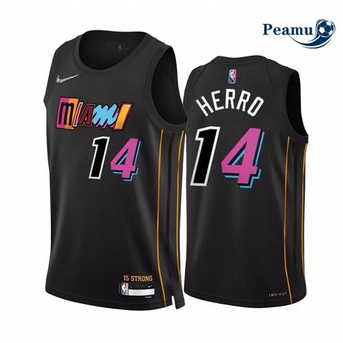 Peamu - Maillot foot Tyler Herro, Miami Heat 2021/22 - City Edition p3506