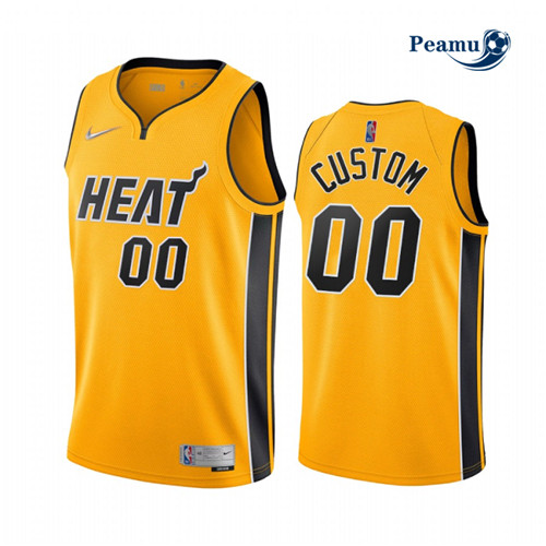 Peamu - Maillot foot Custom, Miami Heat 2020/21 - Earned Edition p3510