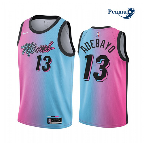 Peamu - Maillot foot Bam Adebayo, Miami Heat 2020/21 - City Edition p3512