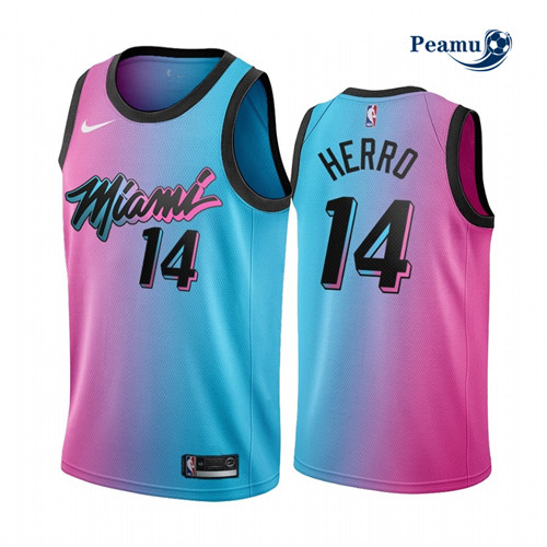 Peamu - Maillot foot Tyler Herro, Miami Heat 2020/21 - City Edition p3514