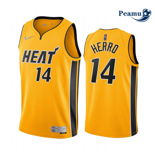 Peamu - Maillot foot Tyler Herro, Miami Heat 2020/21 - Earned Edition p3521