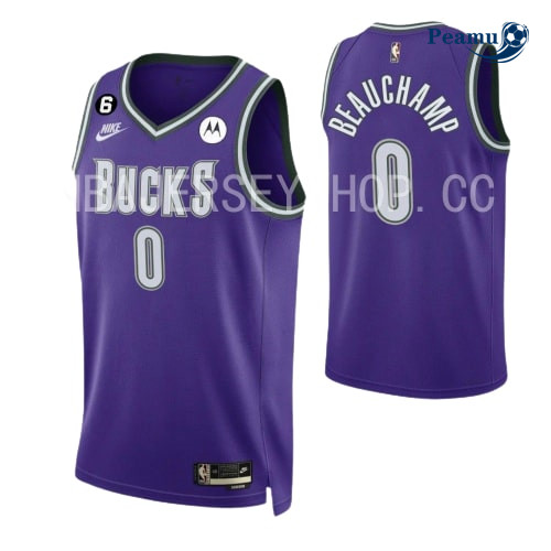 Peamu - Maillot foot Marjon Beauchamp, Milwaukee Bucks 2022-2023/23 - Classic p3532