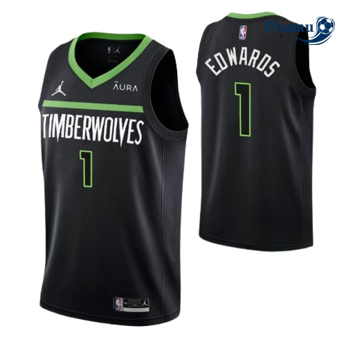 Peamu - Maillot foot Anthony Edwards, Minnesota Timberwolves 2022-2023/23 - Statement p3545