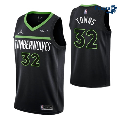 Peamu - Maillot foot Karl-Anthony Towns, Minnesota Timberwolves 2022-2023/23 - Statement p3553