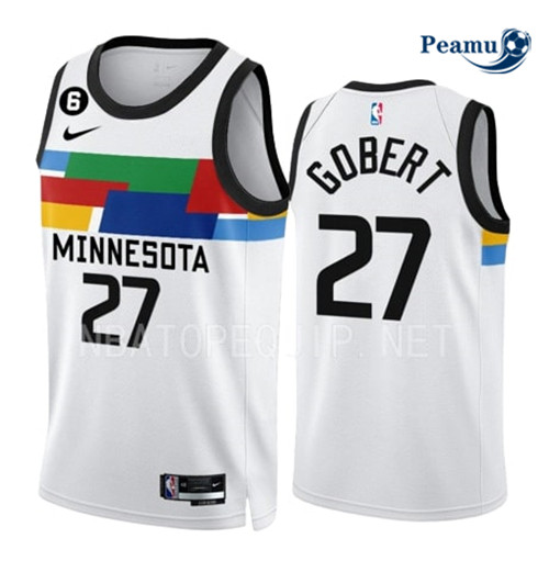 Peamu - Maillot foot Rudy Gobert, Minnesota Timberwolves 2022-2023/23 - City p3556