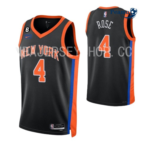 Peamu - Maillot foot Derrick Rose, New York Knicks 2022-2023/23 - Édition Ville p3568