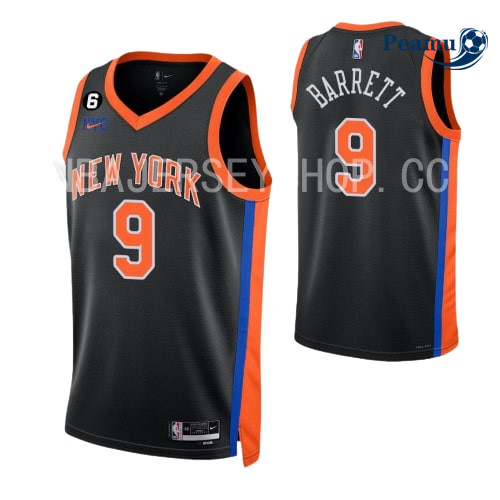 Peamu - Maillot foot RJ Barrett, New York Knicks 2022-2023/23 - Édition Ville p3571