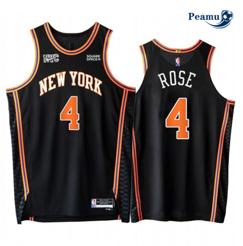 Peamu - Maillot foot Derrick Rose, New York Knicks 2021/22 - City Edition p3573