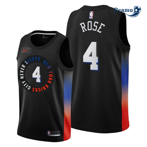 Peamu - Maillot foot Derrick Rose, New York Knicks 2020/21 - City Edition p3577