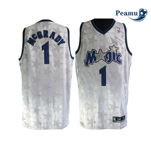 Peamu - Maillot foot Tracy McGrady, Orlando Magic, 2001-02 - Blanc p3609
