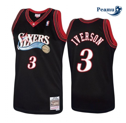 Peamu - Maillot foot Allen Iverson, Philadelphia 76ers - Hardwood Classics p3611
