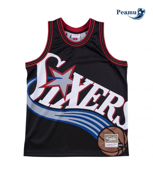 Peamu - Maillot foot Philadelphia 76ers - Mitchell & Ness 'Big Face' p3614