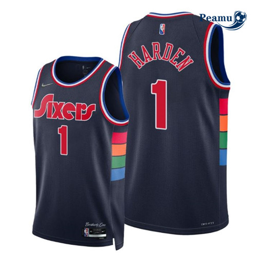 Peamu - Maillot foot James Harden, Philadelphia 76ers 2021/22 - City Edition p3616