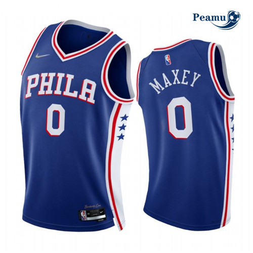 Peamu - Maillot foot Tyrese Maxey, Philadelphia 76ers 2021/22 - Icon p3621