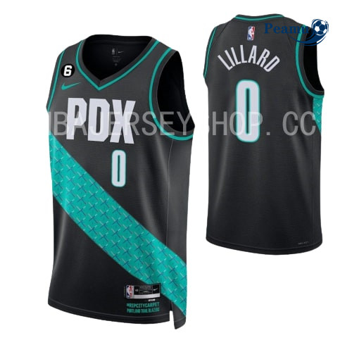 Peamu - Maillot foot Damian Lillard, Portland Trail Blazers 2022-2023/23 - City p3639