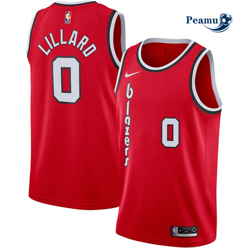 Peamu - Maillot foot Damian Lillard, Portland Trail Blazers 1976-77 p3642