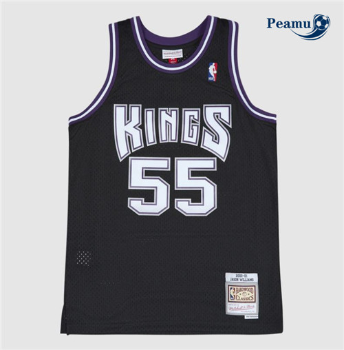 Peamu - Maillot foot Jason Williams, Sacramento Kings - Hardwood Classics p3649