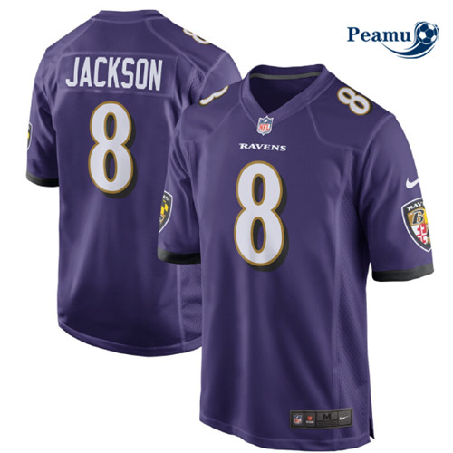 Peamu - Maillot foot Lamar Jackson, Baltimore Ravens - Violet p3686